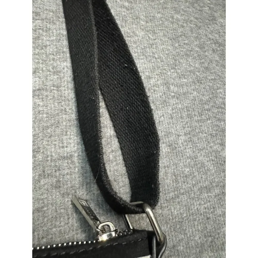 Madden Girl Black/ White Striped Crossbody Bag